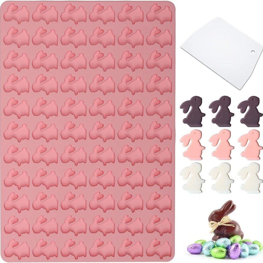 Bunny Rabbit Silicone Molds for Candy Gummies Chocolate Easter Small Dog Treats